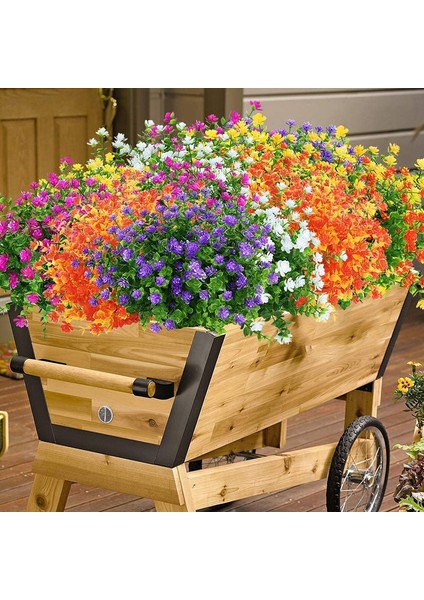 4 Adet Uv Işınlarına Dalı Asılı Yapay Bitki Çiçekleri Turuncu (Yurt Dışından) indirimleri