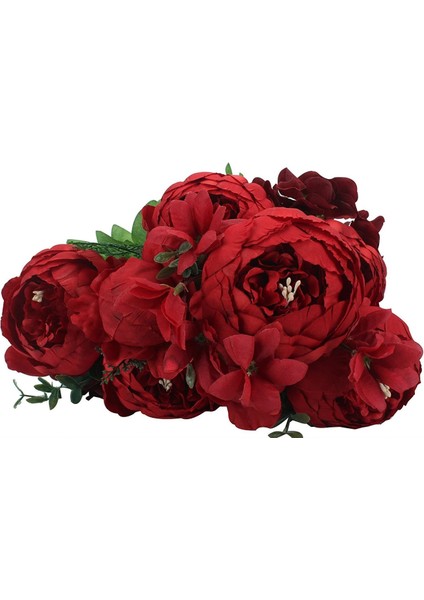 1 Adet Yapay Şakayık Buketi Büyük Kırmızı (Yurt Dışından) modelleri