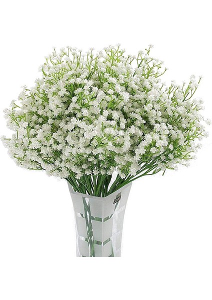 12 Adet Yapay Çiçekli Gypsophila Bitkisinden Oluşan Bir Parti (Yurt Dışından)
