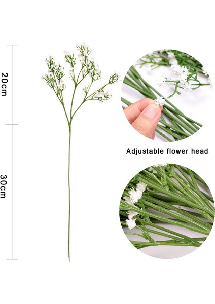 12 Adet Yapay Çiçekli Gypsophila Bitkisinden Oluşan Bir Parti (Yurt Dışından) fiyatları