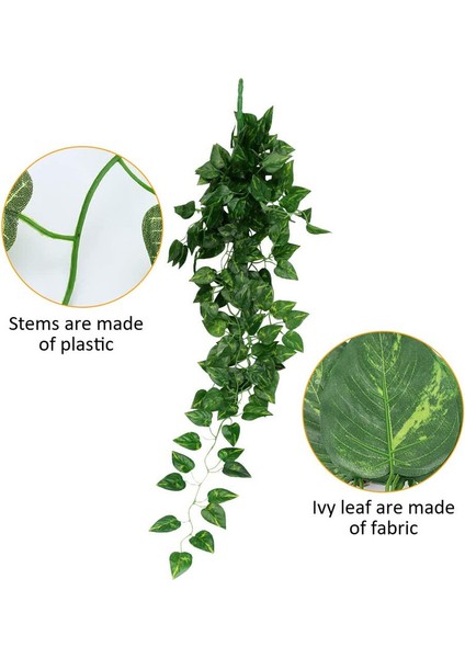 Yapay Bitki Sarmaşık Çelenk Asma 2 Adet Üzüm Çekirdeği (Yurt Dışından) modelleri