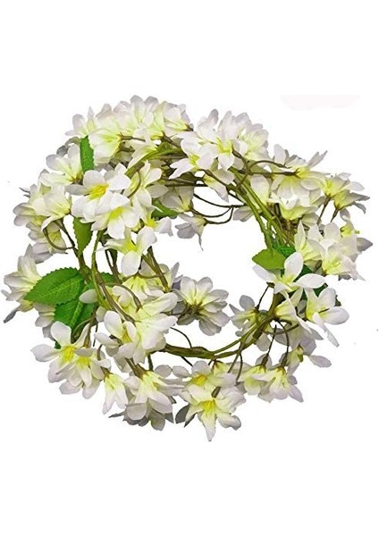 2 Parçalı Simüle Asılı Yapay Yasemin Seti 180 cm Beyaz (Yurt Dışından) fiyatları