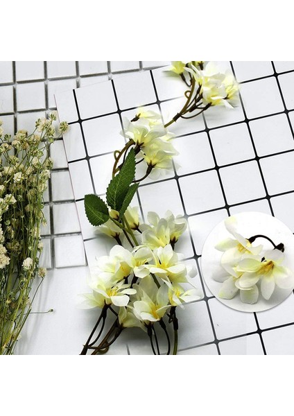 2 Parçalı Simüle Asılı Yapay Yasemin Seti 180 cm Beyaz (Yurt Dışından) indirimleri