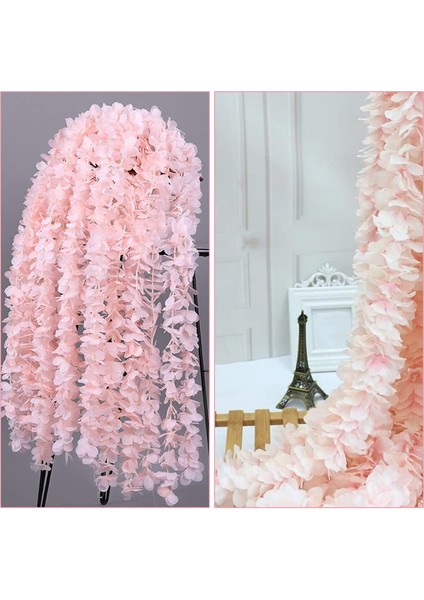 20 Ipek Kumaş Kiraz Çiçeği Çelenk + Plastik 100CM Kordon Çelenk Pembe (Yurt Dışından) modelleri