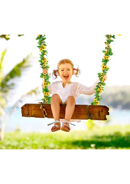 6'lı Yapay Ipek Ayçiçeği Çelenk Seti (Yurt Dışından) indirimleri