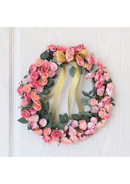 Iç Mekan Dekoratif Yapay Çiçek Buketi 2'li Set Pembe (Yurt Dışından) modelleri