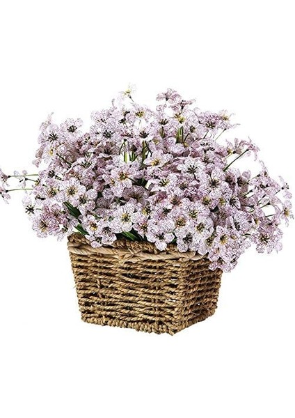 6 Adet Yapay Dekoratif Plastik Çiçek Beyaz (Yurt Dışından) fırsatları