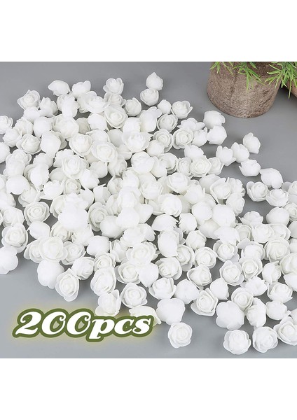 200 Yapay Gül Yapay Köpük Tomurcukları Beyaz 3,5 cm (Yurt Dışından) fiyatları