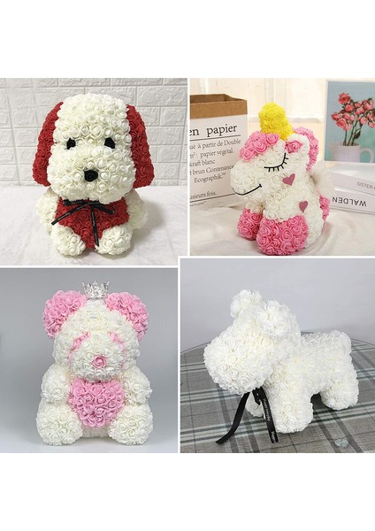 200 Yapay Gül Yapay Köpük Tomurcukları Beyaz 3,5 cm (Yurt Dışından) modelleri