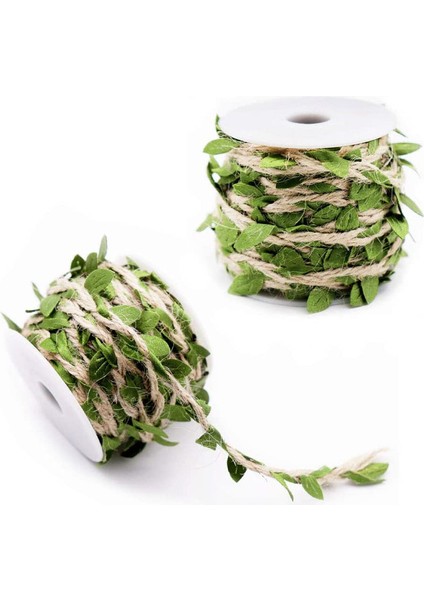 2 Rulo Yapay Sarmaşık Asma Yaprağı Çelenk Süslemeleri (Yurt Dışından)