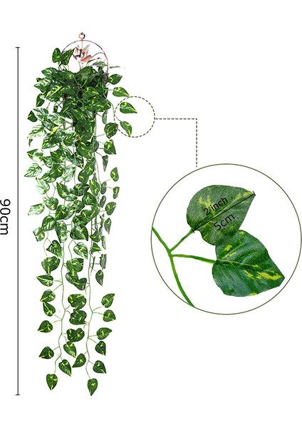 4 Adet * 90CM Yapay Sarmaşık Yeşil Karahindiba Bitki Süsleri (Yurt Dışından) fiyatları