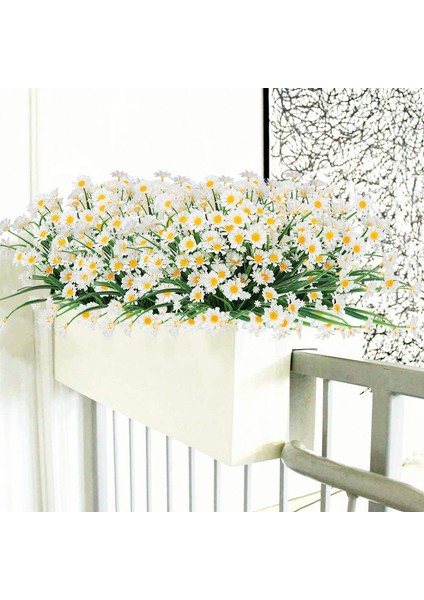 4 Adet Yapay Çiçek Papatya Beyaz (Yurt Dışından) fırsatları