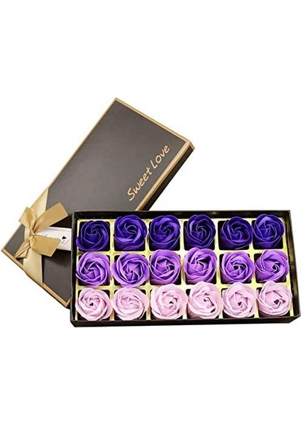 18 Adet Bitkisel Uçucu Yağlı Sabun Mor (Yurt Dışından)