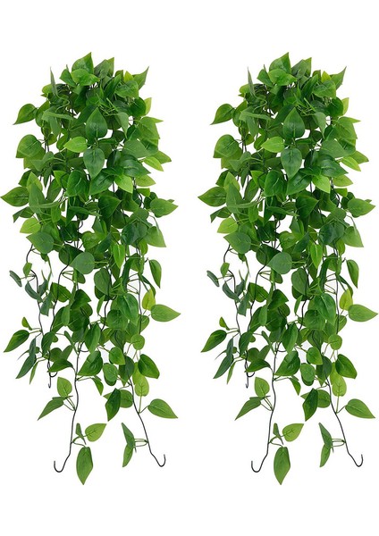 2'li Yapay Çiçek Çelenk Seti Yeşil (Yurt Dışından)