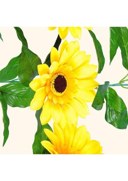 3 Adet Yapay Sarmaşıklar Ayçiçeği Çiçeği Simülasyonu Sarmaşık Yaprağı Asma Bitkileri (Yurt Dışından) fırsatları