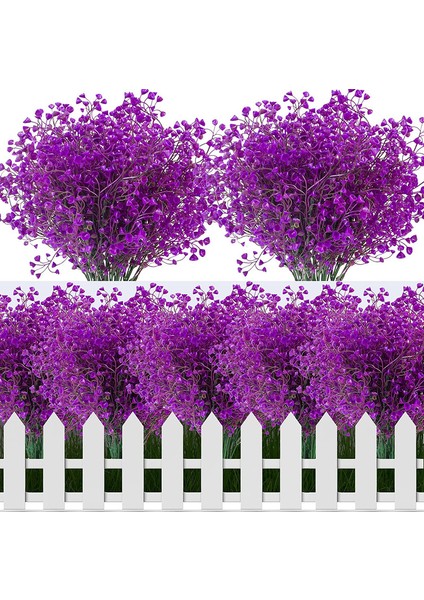 6 Adet Yapay Çiçek, 40 cm Fuşya (Yurt Dışından)