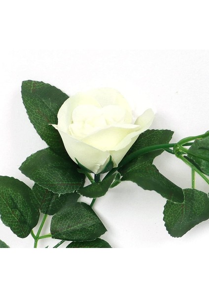 2 x 220 cm Yapay Gül Sarmaşığı Asma Çelenk 16 Beyaz Gül (Yurt Dışından) modelleri