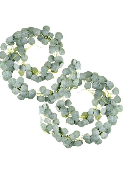 Yapay Yeşillik Çelenk Okaliptüs Asma 2 Adet (Yurt Dışından)