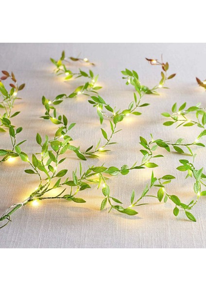 3 Cilt Yapay Simülasyon Rattan Yaprak, Altın/gümüş/yeşil (Yurt Dışından) indirimleri