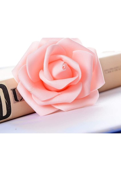 50 Adet Yapay Gül Başlık 7cm Pembe Şampanya (Yurt Dışından) indirimleri