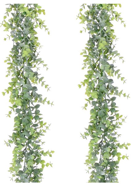 2 Parça Yapay Okaliptüs Yaprağı Garland (Yurt Dışından)