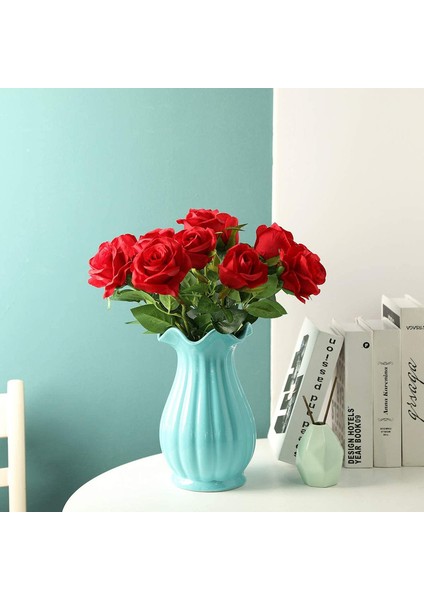 12 Adet Yapay Gül Kırmızı (Yurt Dışından) fiyatları