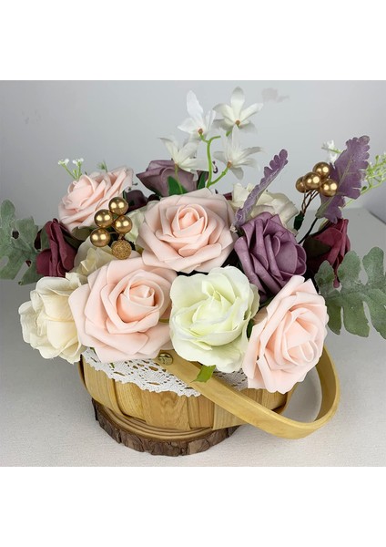 Yapay Çiçekler Sahte Düğün Çiçekleri Kombinasyonu Dainty Dusty Rose (Yurt Dışından) fiyatları