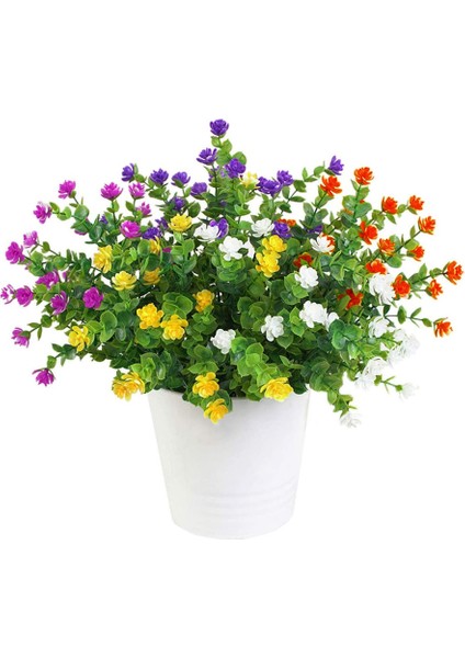 5 Adet Yapay Çiçek Buketi Seti Beş Renk (Yurt Dışından)