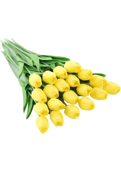 20 Adet Simüle Lale, Sarı (Yurt Dışından) fiyatları