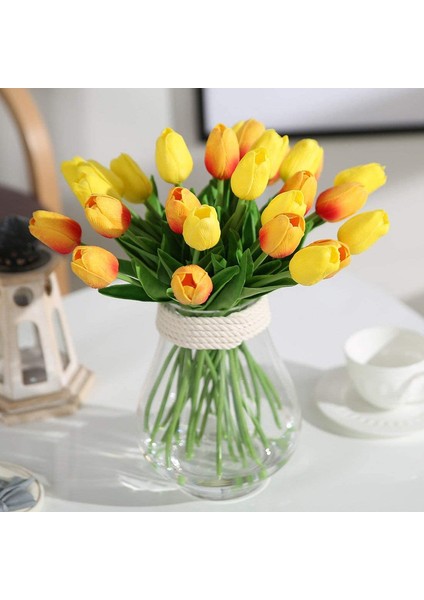 20 Adet Simüle Lale, Sarı (Yurt Dışından) modelleri