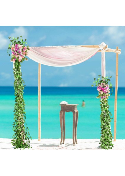 Yapay Dış Mekan Yaprak Asma Çelenk 12 Adet, 91 Fit (Yurt Dışından) fırsatları