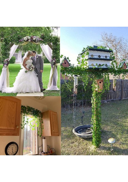 12 Yapay Dış Mekan Sarmaşık Bitki Asma Garland 84 Feet (Yurt Dışından) fırsatları