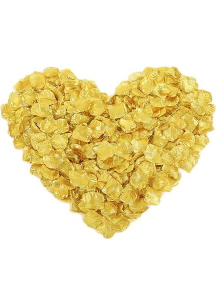1000 Adet Ipek Yapay Gül Yaprağı Altın (Yurt Dışından)