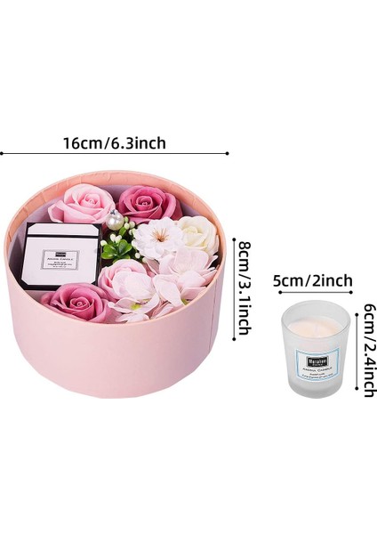 Bayan Çiçek Sabunu Yuvarlak Kutu Pembe (Yurt Dışından) fırsatları