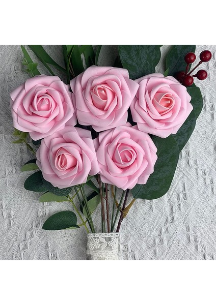 25 Adet Yapay Gül Köpüğü Açık Pembe (Yurt Dışından) fiyatları