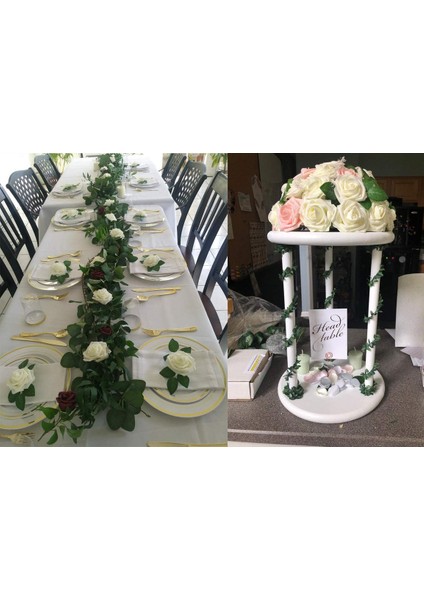 25 Adet Yapay Gül Köpüğü Beyaz Süt (Yurt Dışından) fiyatları