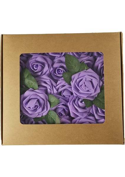 25 Adet Yapay Gül Köpüğü Mor (Yurt Dışından) indirimleri