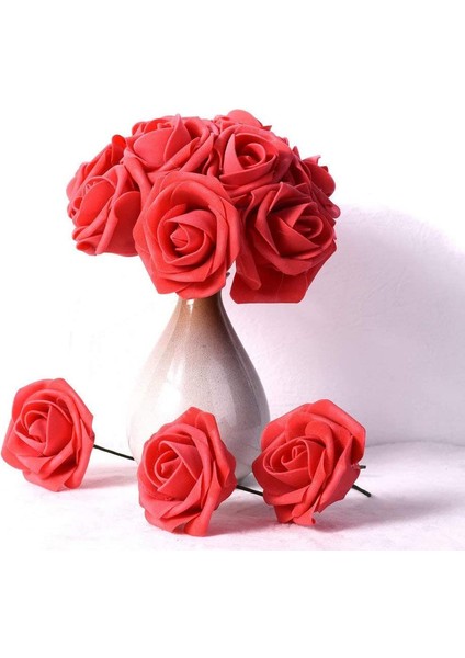 25 Adet Yapay Gül Köpüğü Kırmızı (Yurt Dışından) fırsatları