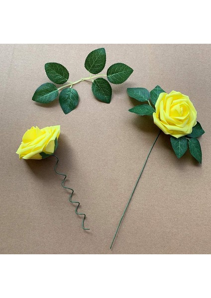 25 Adet Yapay Gül Köpüğü Sarı (Yurt Dışından) fiyatları