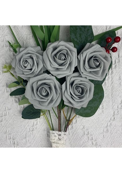 25 Adet Yapay Gül Köpüğü Gri (Yurt Dışından) fiyatları