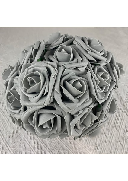 25 Adet Yapay Gül Köpüğü Gri (Yurt Dışından) fırsatları