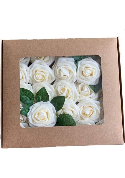 25 Adet Yapay Gül Köpüğü Şampanya (Yurt Dışından) fırsatları