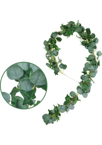Asmak Için Yapay Okaliptüs Ipek Çelenkler Okaliptüs Dereotu Yeşili (Yurt Dışından)