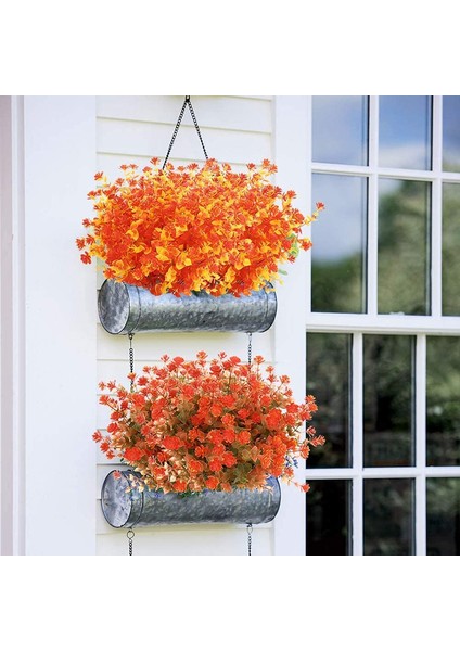 4 Adet Uv Işınlarına Dalı Asılı Yapay Bitki Çiçekleri Kırmızı (Yurt Dışından) fırsatları