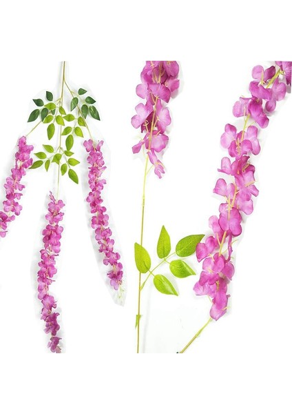 24 Adet Yapay Ipek Çiçek Morsalkım Asma Dekorasyon Fuşya (Yurt Dışından) fırsatları