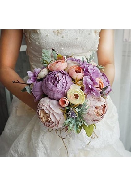 1 Adet Yapay Şakayık Buketi Açık Mor (Yurt Dışından) fırsatları