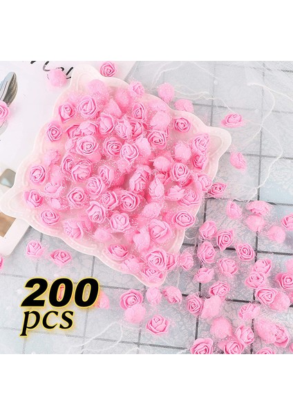 500 Adet Yapay Köpük Çiçek Pe Tomurcukları Açık Pembe (Yurt Dışından) modelleri