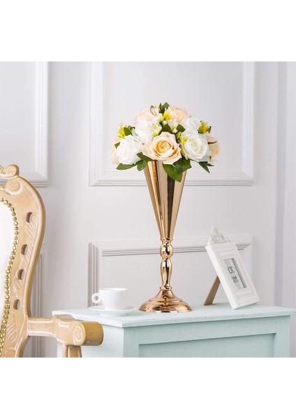 6 Adet Yapay Çiçek, 15 Tabanlı Plastik Gül Başlığı Şampanya&beyaz (Yurt Dışından) fırsatları