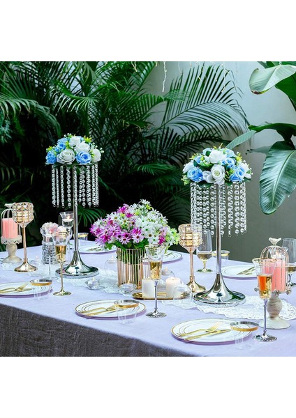 10 Adet Yapay Çiçek, 15 Tabanlı Plastik Gül Başlığı Mavi&beyaz (Yurt Dışından) indirimleri