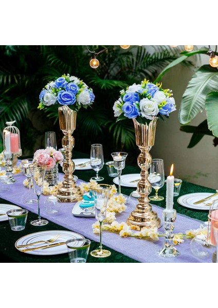 6 Adet Yapay Çiçek, 15 Tabanlı Plastik Gül Başlığı Mavi&beyaz (Yurt Dışından) indirimleri